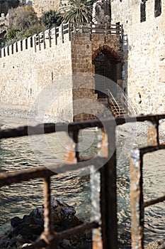 Ancient coastal ruins