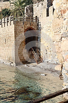 Ancient coastal ruins