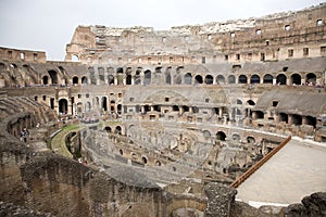 The Ancient Coleseum of Rome Italy