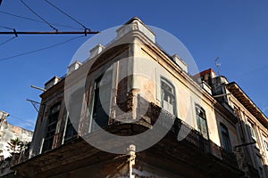 Ancient colonial buildings in Havana, Cuba