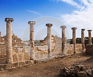Ancient Colonnades in Cyprus photo