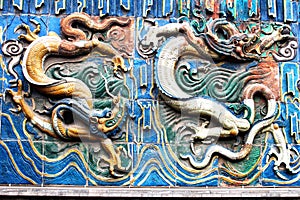 Ancient colorful dragons, Pingyao, China