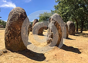 European megaliths in full sunlight photo