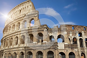 Ancient Colosseum. Rome. Italy