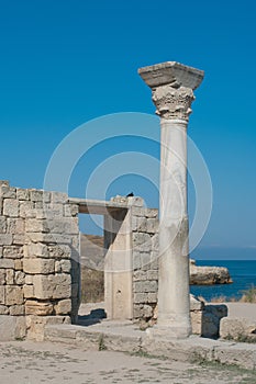 Ancient column in Chersonesus