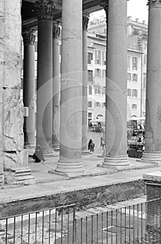 Ancient Columnade (Rome) photo