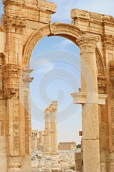 Ancient columns Palmyra, Syria