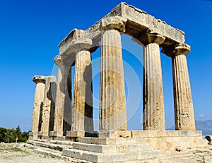 Ancient Corinth - Temple of Apollo