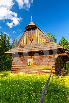 An ancient cottage near Vychylovka village in the Kysuce region