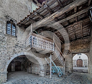 Ancient country courtyard