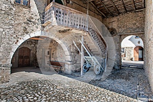 Ancient country courtyard