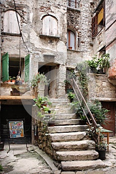 Ancient courtyard