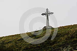 Ancient cross in Kamyanets-Podilskyi