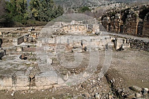 Ancient Crusaders City - Banyas River Nature Reserve, Israel photo