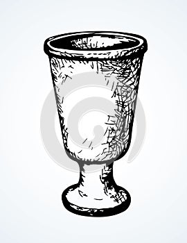 Antico tazza. vettore disegno 