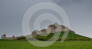 Ancient defensive fortress Rupea in Transylvania, Romania