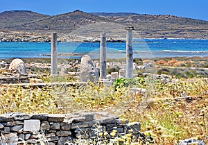 Ancient Delos Ruins, Greece