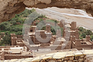 Ancient desert city Ait Benhaddou, Morocco. Ksar of Ait-Ben-Haddou.