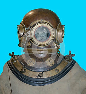 Ancient Diving suit helmet