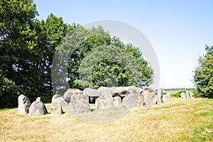Ancient dolmen of stones