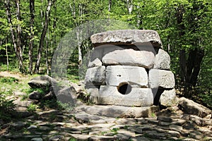 Ancient dolmens in Janet river valley, Russia, Gelendzhik