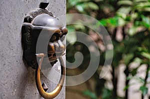 The ancient door bell