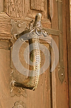 Ancient door handle, San Miguel de Allende, Mexico