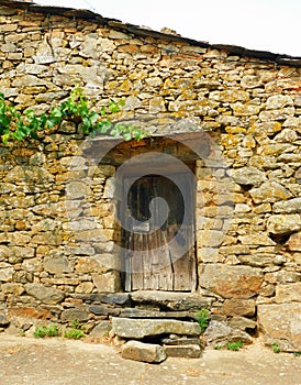 ancient door in rural landscapes