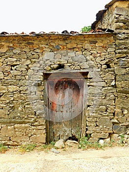 ancient door in rural landscapes