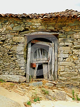 ancient door in rural landscapes