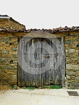 ancient door in rural landscapes