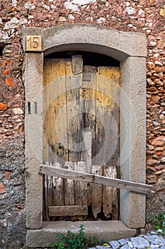 Ancient doors in Sicily, Italy