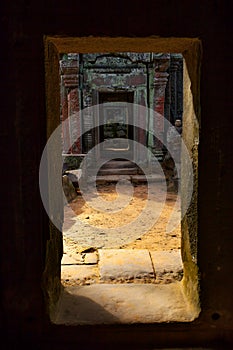 Ancient doorways in Angkor