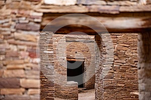 Ancient doorways at Pueblo Bonito