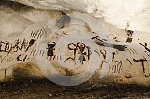 Ancient Drawings in Magura Cave, Belogradchik, Bulgaria