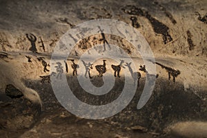 Ancient Drawings in Magura Cave, Belogradchik, Bulgaria