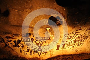 Ancient Drawings in Magura Cave, Belogradchik, Bulgaria