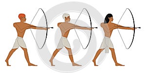 Ancient Egypt archers