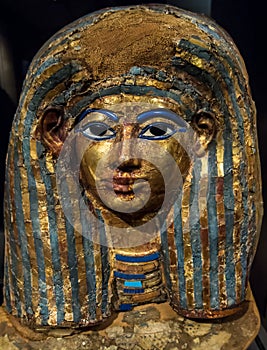 Ancient Egypt funerary mask photo