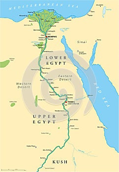 Ancient Egypt Map photo