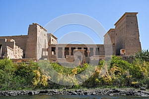 Ancient Egypt Temple of Philae, Ruins, Africa