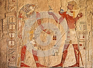 Antico egiziano affrescare 