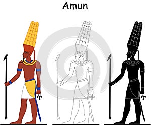 Ancient Egyptian god - Amun