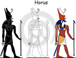 Ancient Egyptian god - Horus