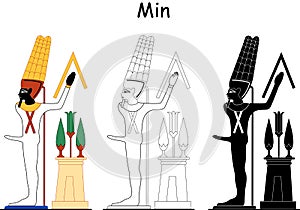 Ancient Egyptian god - Min photo