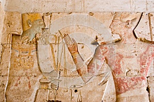 Ancient Egyptian God Ptah with Seti