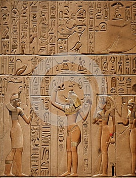 Ancient Egyptian Heiroglyphics, Egypt Travel,generative ai photo