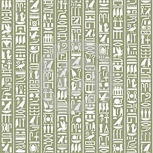 Ancient Egyptian hieroglyphic decorative background