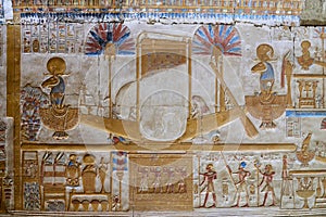 Ancient Egyptian Mural from Abydos