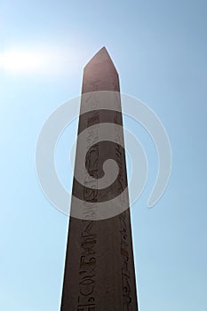 Ancient Egyptian Obelisk in Instanbul photo
